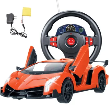 1: 14 Автомобиль с дистанционным управлением Детские игрушки Рулевое колесо Перезаряжаемый Спортивный автомобиль Гоночный автомобиль Игрушки для автомобилей с дистанционным управлением