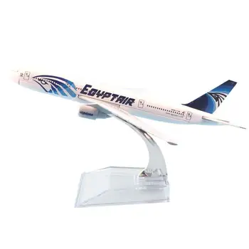 1/400 16 см Самолет Egypt Air B777, модель самолета, подарок для коллекции детских игрушек