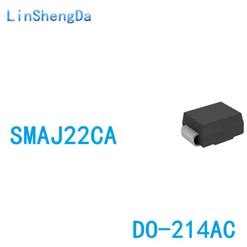 10ШТ диодных микросхем для подавления переходных процессов SMAJ22CA P6SMAJ22CA для двунаправленных телевизоров DO-214AC