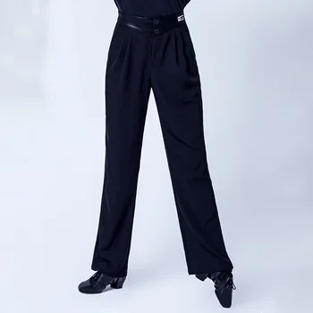 2023 Новые мужские брюки для латиноамериканских танцев Чача Румба Платье для танго Брюки на пуговицах Для взрослых Мужчин Костюмы для бальных латиноамериканских выступлений DQS12859