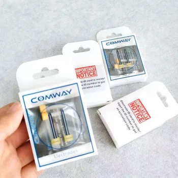 5 пар 100% оригинальных электродов COMWAY CE-03 A3 A4 C5 C6 C8 C9 C10 для сварки волокон (С серийным номером проверочного кода)