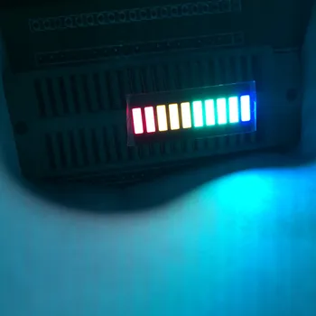 5ШТ 10bar Светодиодный Дисплей Bargraph Module 10Segment Tube 10 Bar-graph Светодиодный Дисплей Многоцветный КРАСНЫЙ Белый Синий Зеленый Желтый Электронный