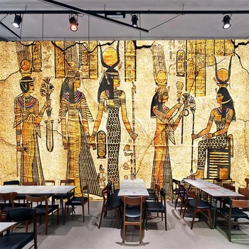 Beibehang Индивидуальные большие фотообои 3d в стиле ретро, винтаж, Египет, фоновая стена, обои для гостиной, спальни, 3d фреска