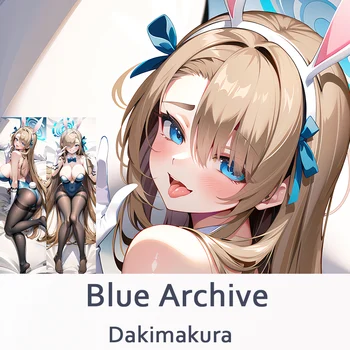 Blue Archive Наволочка для Дакимакуры Ичиносе Асуны, Мультяшная, аниме-игра, обнимающая тело, наволочка для подушки