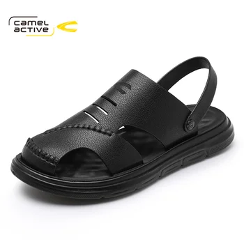 Camel Active 2023 Новая мужская обувь Удобные дышащие пляжные сандалии из искусственной кожи на легкой резиновой подошве DQ120060