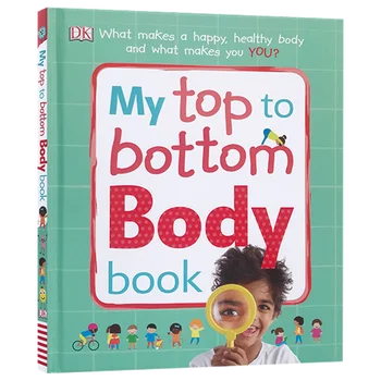 DK My Top to Bottom Body Book, Детские научно-популярные книжки с картинками для детей 3 4 5 6 лет, Книги по английскому языку, 9780241317907