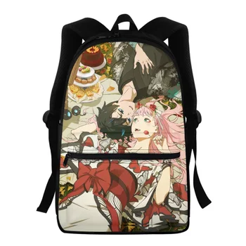 FORUDESIGNS/ Школьные сумки с принтом Zero Two, Многоцелевые Сумки для книг Anime In The Franxx, Студенческие рюкзаки, Легкие, простые, водонепроницаемые.