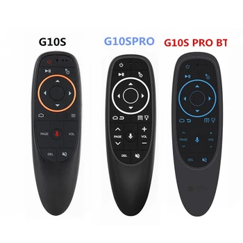 G10S Pro BT Air Mouse Голосовое Управление с Гироскопическим Датчиком Игры 2,4 ГГц Беспроводной Смарт-Пульт Дистанционного управления FlyMouse для X96 H96 MAX Android TV Box