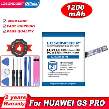 LOSONCOER 1200 мАч HB672836EEW Аккумулятор для Huawei Honor GS PRO Watch Battery