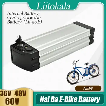 LiitoKala Haiba 36V 48V 60V Литий-ионный Аккумулятор Для Велосипеда Ebike 15Ah 20Ah 30Ah Для Складного Велосипеда MiFa CMACEWHEEL GW20 750W