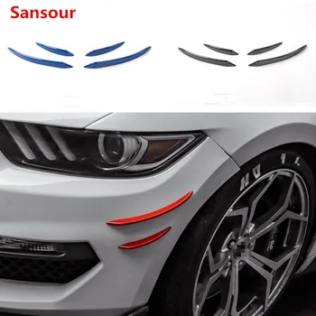 Sansour ABS Автомобильная передняя наклейка на весь кузов, Декоративные наклейки для Ford Mustang/Wrangler/Cherokee, Внешние аксессуары