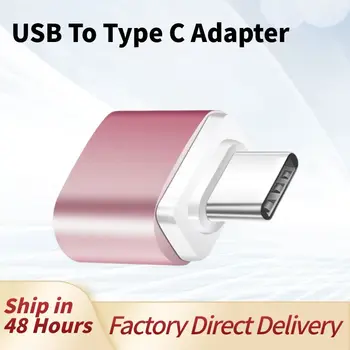 USBC Adaptador Преобразователи USB 3.0 В Адаптер Type C OTG USB C USB-A Type-C Для Samsung Xiaomi POCO Адаптеры Для Ноутбуков