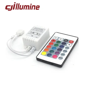 rgb семицветная световая лента контроллер светодиодной подсветки с 24 клавишами Контроллер Mini USB Интеллектуальный ИК-инфракрасный