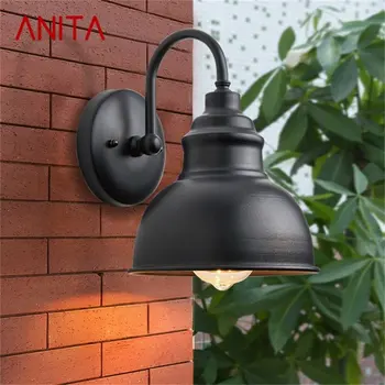 · Наружный настенный светильник ANITA, классические светодиодные бра, водонепроницаемая лампа IP65 для домашней веранды виллы