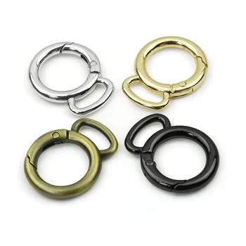 Аксессуары для багажа Внутренний диаметр 19 мм Открывающееся пружинное кольцо крючок пряжка Кольцо-цепочка для сумки металлические соединительные пряжки