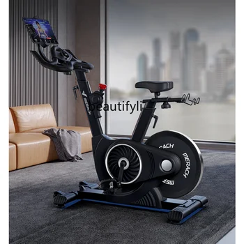 Вращающийся домашний фитнес-велосипед С магнитным управлением, профессиональные тренажеры для похудения, тренажерный зал, ультра тихий режим работы