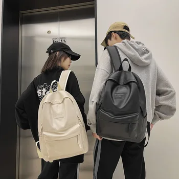 Высококачественный женский мужской рюкзак из мягкой кожи, мужские рюкзаки для девочек, роскошный дизайнерский рюкзак, сумка для ноутбука, большая вместительная дорожная сумка