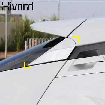 Для Toyota C-HR CHR Аксессуары Треугольная накладка на заднее боковое стекло из углеродного волокна, наклейки на боковое крыло, спойлер, внешняя отделка
