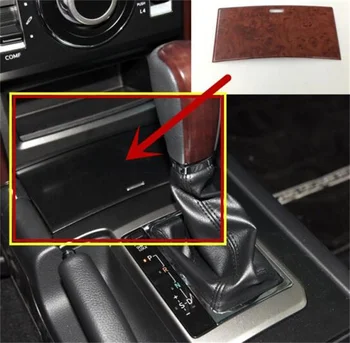 Для Toyota Prado FJ 150 2010-2016 Ручка переключения передач автомобиля Панель Коробка для хранения Крышка Отделка ABS Хром Аксессуары для стайлинга автомобилей 1шт