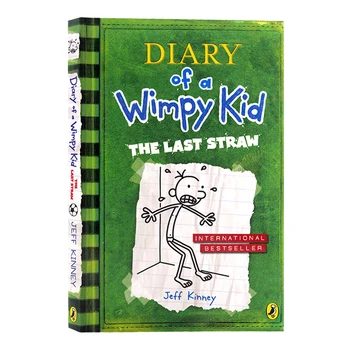 Дневник слабака 3 Последняя капля, Книги на английском для детей 8 9 10 11 12 лет, Юмористические комиксы и графические романы 9780141377094