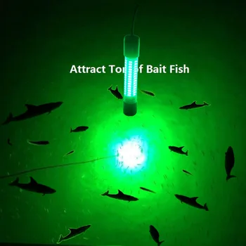 Зеленые светодиодные фонари для рыбалки Кабель 5 м 12 В Яркие фонари для ночной рыбалки 300 Вт светодиодные фонари для подводной рыбалки