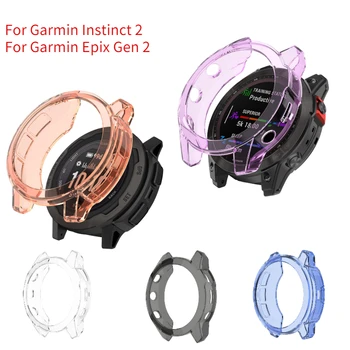 Каркасные Чехлы-браслеты Shell Для Garmin Instinct 2 Smartwatch Cover для Garmin Epix Gen 2 TPU Protector Case Защита рамки часов
