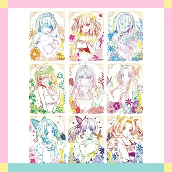 Коллекционная открытка Goddess Story UTR, гетерохроматическая FSRMP, одиночная карточка ZR, одиночная самодельная золотая карточка аниме