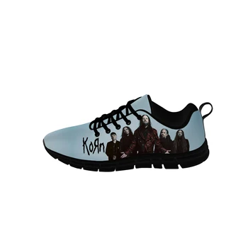 Кроссовки Korn Rock Band, мужская женская повседневная обувь для подростков, парусиновая обувь для бега, Дышащая легкая обувь с 3D принтом