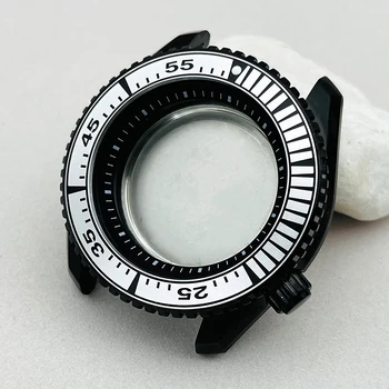Модные Черные Корпуса Для часов Новая Вставка в Безель Samurai Подходит Для Seiko Prospex SNR025 Для Механизмов NH35 NH36 Ремонт Часов Замена Деталей