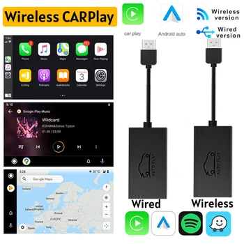 НОВЫЙ Беспроводной Адаптер CarPlay USB Проводной Android Auto AI Box Автомобильный Мультимедийный Плеер Bluetooth Auto Connect для Android 5.1 Выше