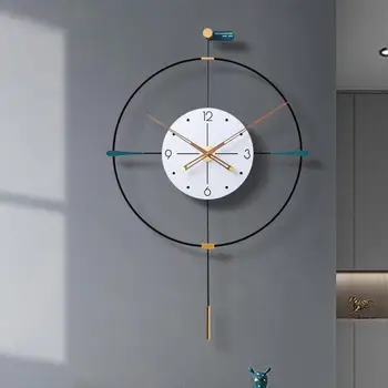 Настенные часы в гостиной, Главная Интернет-знаменитость 2023, Новые современные Простые часы, Испанские часы, настенные часы, Легкие Роскошные Креативные