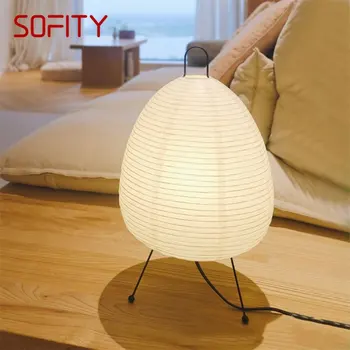 Настольные лампы SOFITY Nordic Креативные Современные светодиодные Настольные лампы White Egg, декоративные для дома, гостиной, спальни