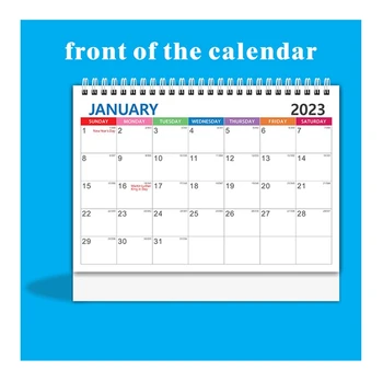 Настольный календарь из 2 предметов, стоячий перекидной календарь, с пустыми блоками B