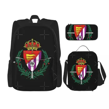 Настоящая школьная сумка Valladolid Escudo, 3 предмета, модный Прочный школьный подарок, мультистильный