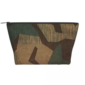 Немецкая камуфляжная сумка для туалетных принадлежностей Splintertarn, военный Армейский Тактический камуфляж, косметический органайзер для хранения косметики, чехол для набора Dopp