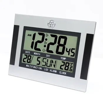 Новые светодиодные цифровые будильники, настольные настенные электронные настольные часы с термометром и календарем на ЖК-экране