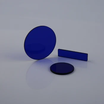 Оптический стеклянный фильтр голубовато-голубое стекло QB5 стекло длинноволнового фильтра 39 *2 мм