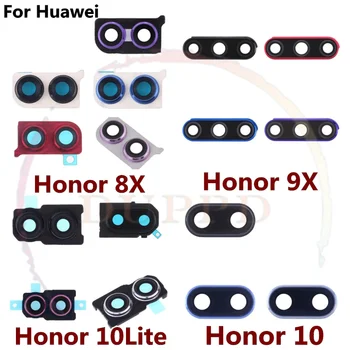 Оригинал Для Huawei Honor 8X 9X9 10 Lite 9i Задняя Рамка Объектива Камеры Заднего Вида, Крышка Корпуса, Стекло Корпуса С Адгезивным Ремонтом + Инструменты