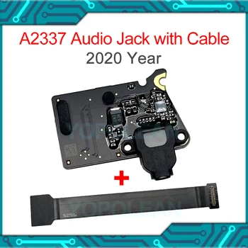 Плата аудиоразъема для наушников A2337 конца 2020 года со гибким кабелем 820-01929-A 821-03452-A для MacBook Air Retina 13 