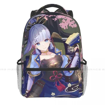 Повседневный рюкзак Ayaka для мужчин и женщин Genshin Impact, рюкзак для студенческих книг, школьная сумка для ноутбука, мягкий рюкзак