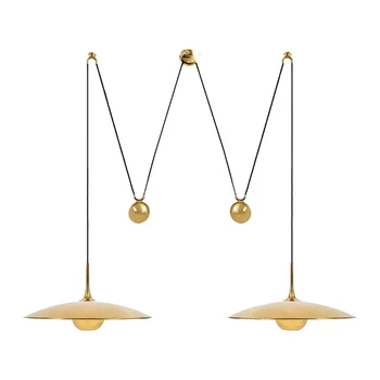 Подвесной светильник Onos в постмодернистском минималистичном стиле, металлические линейные светильники для гостиной, столовой, бара