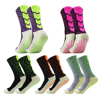 Профессиональные мужские Спортивные носки для велоспорта, Баскетбола, футбола, Носки для бега на открытом воздухе, Дышащие Прочные Аксессуары для ног