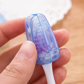 Пять комплектов чехлов для зубных щеток для путешествий легки и практичны и могут хорошо блокировать внешнюю пыль Маленький дорожный инструмент