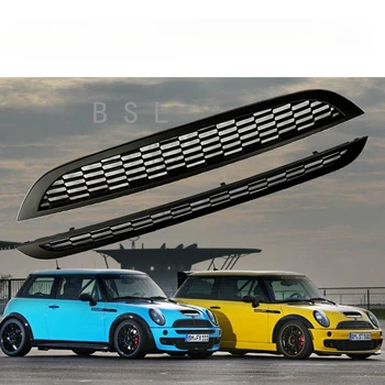 Решетка Радиатора Переднего Бампера Маска-Гриль Аксессуары для Экстерьера Автомобиля BMW Mini R50 R52 R53 Гоночные Решетки