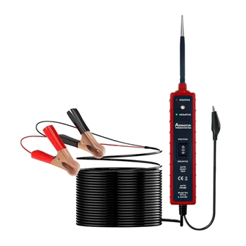 Ручка для проверки цепи автомобиля, инструмент для диагностики электрической системы, 6-24 В постоянного тока, Автомобильный датчик электрической цепи питания