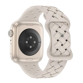 Силиконовый Ремешок для Apple Watch Band 44 мм 40 мм 45 мм 41 мм 49 мм 42 мм 38 мм 44 45 Мм Браслет Iwatch Ultra Series 7 Se 3 4 5 6 8 Ремешок