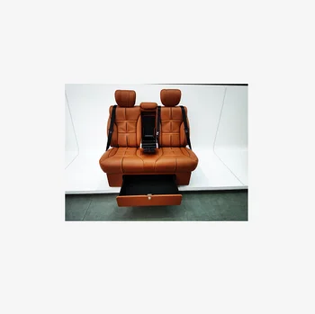 Складное Трехместное сиденье для микроавтобуса Роскошный VIP Автомобиль Сиденье для Лимузина Аксессуары для интерьера