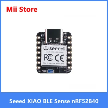 Смотрите XIAO BLE Sense nRF52840 с сенсором и Bluetooth 5,0 -TinyML/ TensorFlow Lite-IMU/микрофон
