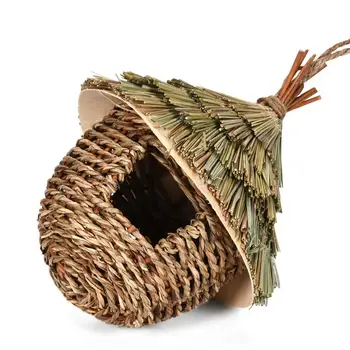 Удобное Птичье гнездо Креативный Скворечник в стиле ретро Попугаи Попугайчики Корелли Птичье гнездо Хижина