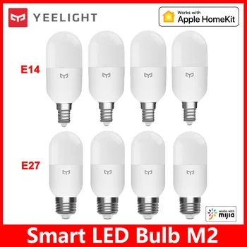 Умная светодиодная лампа Yeelight M2 Bluetooth Сетка E27 E14 с регулируемой яркостью Цветовая температура лампочки Управление приложением для Mi Home Homekit
